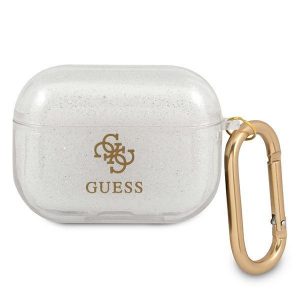 Guess AirPods Pro cover Transparent Glitter Collection