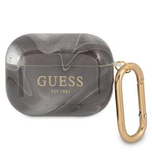 Guess AirPods Pro cover black/black Marble Collection