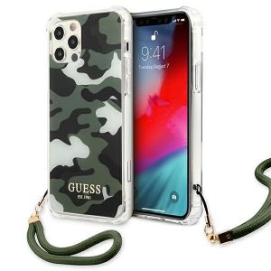 Guess iPhone 12 Pro Max 6.7" green/khaki hardcase Camo Collection