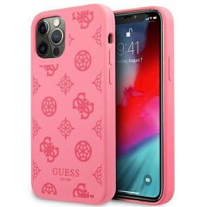 Guess iPhone 12 Pro Max 6.7" fuchsia/fuchsia hard case Peony Collection