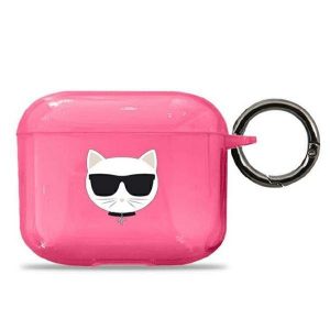 Karl Lagerfeld AirPods 3 cover różowy/pink Choupette