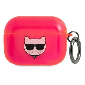 Karl Lagerfeld AirPods Pro cover różowy/pink Choupette