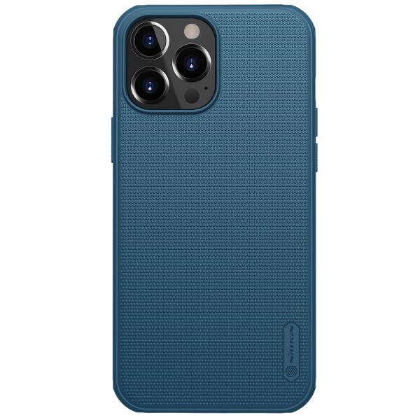 Nillkin Super Frosted Shield reinforced case, cover for iPhone 13 Pro Max, blue