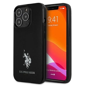 US Polo iPhone 13 Pro / 13 6,1"/svart hardcase Horses Logotyp