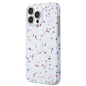 Uniq fodral Coehl Terrazzo iPhone 13 Pro Max 6,7" vit / naturvit