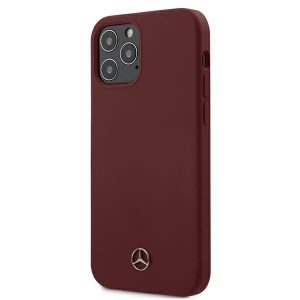 Mercedes iPhone 12/12 Pro 6,1" czerwony/red hardcase Silicone Line