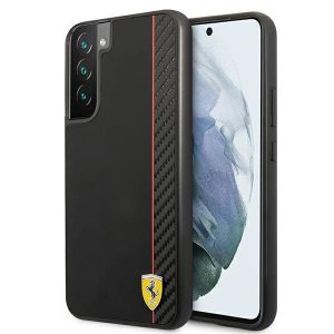 Ferrari S22+ S906 black/black hardcase On Track Carbon Stripe