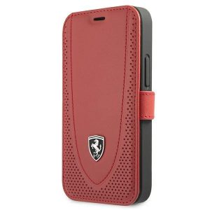 Ferrari iPhone 12 mini 5.4" red/red book Off Track Perforated