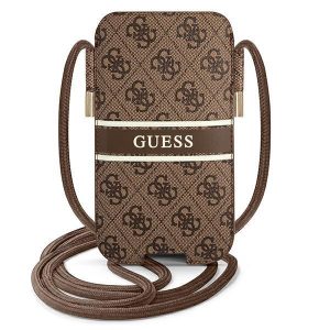 Guess Handbag 6.1" brown/brown hardcase 4G Stripe