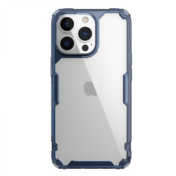 Nillkin Nature Pro case for iPhone 13 Pro Max armored cover blue