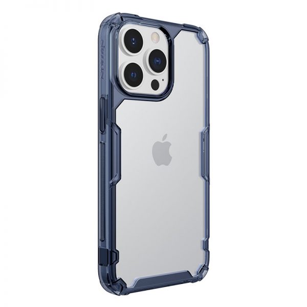 Nillkin Nature Pro case for iPhone 13 Pro Max armored cover blue