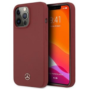 Mercedes iPhone 13 Pro / 13 6,1" czerwony/red hardcase Silicone Line