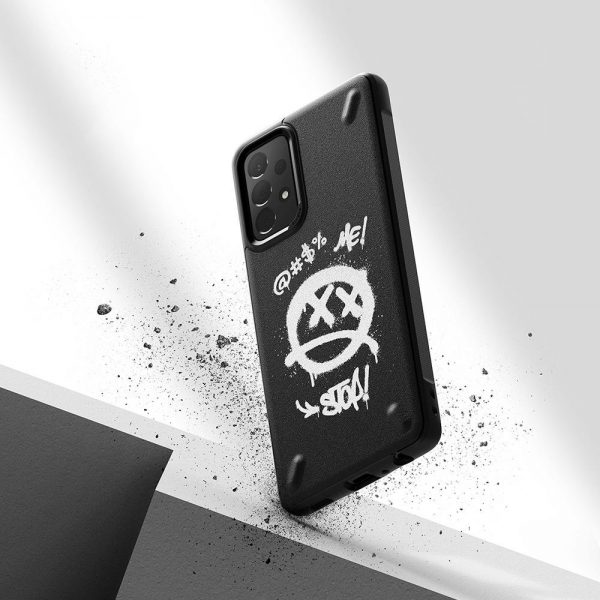 Ringke Onyx Design Durable TPU Case Cover for Samsung Galaxy A72 4G black (Paint) (OXSG0047)