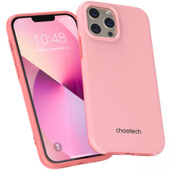 Choetech MFM Anti-drop case Made For MagSafe for iPhone 13 Pro Max pink (PC0114-MFM-PK)