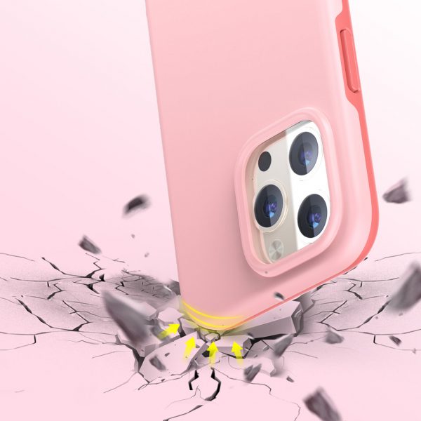 Choetech MFM Anti-drop case Made For MagSafe for iPhone 13 Pro Max pink (PC0114-MFM-PK)