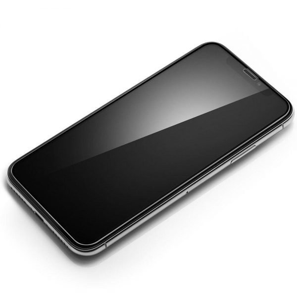 Spigen Glass FC Tempered Glass with Black Frame for iPhone X / XS / 11 Pro