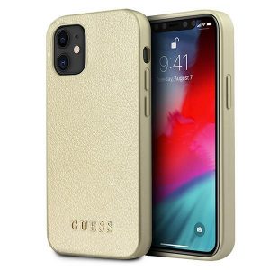 Guess iPhone 12 mini 5.4" gold/gold hardcase Iridescent