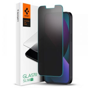 TEMPERED GLASS Spigen GLAS.TR SLIM IPHONE 13 / 13 PRO / 14 PRIVACY