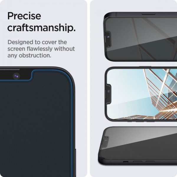 Spigen Glas.tR Slim Privacy Tempered Glass for iPhone 13 / 13 Pro / 14