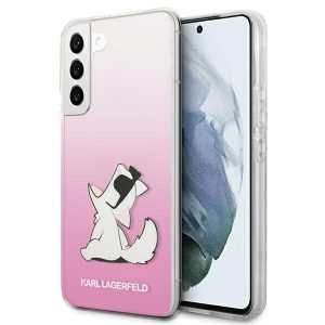 Karl Lagerfeld S22+ S906 hardcase różowy/pink Choupette Eat