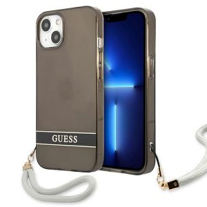 Guess iPhone 13 mini 5.4" black/black hardcase Translucent Stap