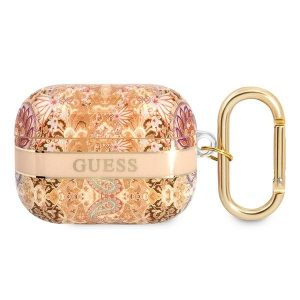 Guess AirPods Pro cover gold/gold Paisley Strap Collection