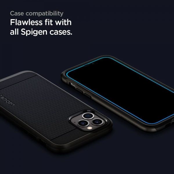 Spigen Glass FC Tempered Glass for iPhone 12 / iPhone 12 Pro - Black