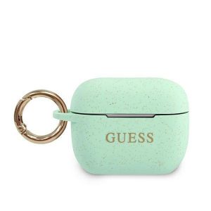 Guess AirPods Pro cover green/green Silicone Glitter