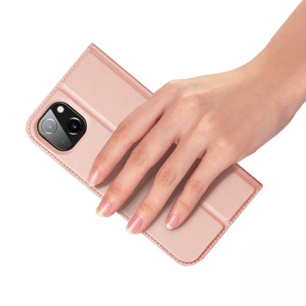 Dux Ducis Skin Pro Holster Flip Cover for iPhone 14 Plus pink