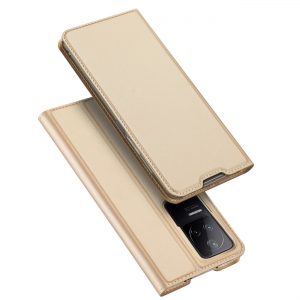 Dux Ducis Skin Pro Hölster Cover Flip Cover för Xiaomi Poco F4 5G guld