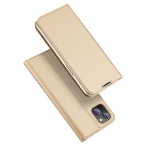 Dux Ducis Skin Pro Holster Flip Cover för iPhone 14 Plus guld