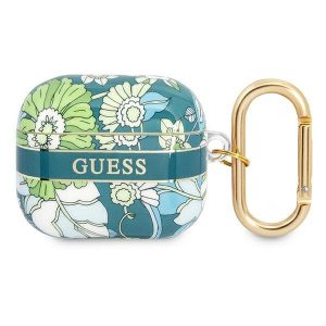 Guess AirPods 3 täcker grön/grön Flower Strap Collection