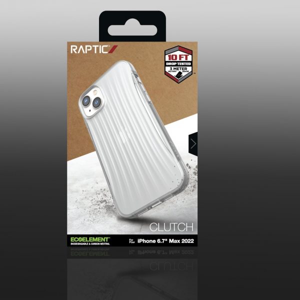 Raptic X-Doria Clutch Case iPhone 14 Plus back cover transparent