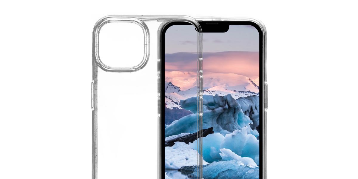 Genomskinligt skal med optimalt skydd trots sin tunna design ⭐️ Dbramante1928 transparent skal av återvunnen plast,  iPhone 14 Pro