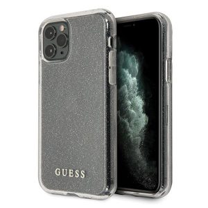 Guess iPhone 11 Pro Max silver / silver hårt skal Glitter