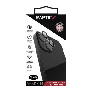 Raptic Armor Camera Glass iPhone 14 Plus härdat glas för bakkamera