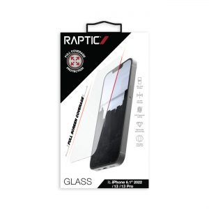 Raptic Full Glass iPhone 14 helskärmshärdat glas