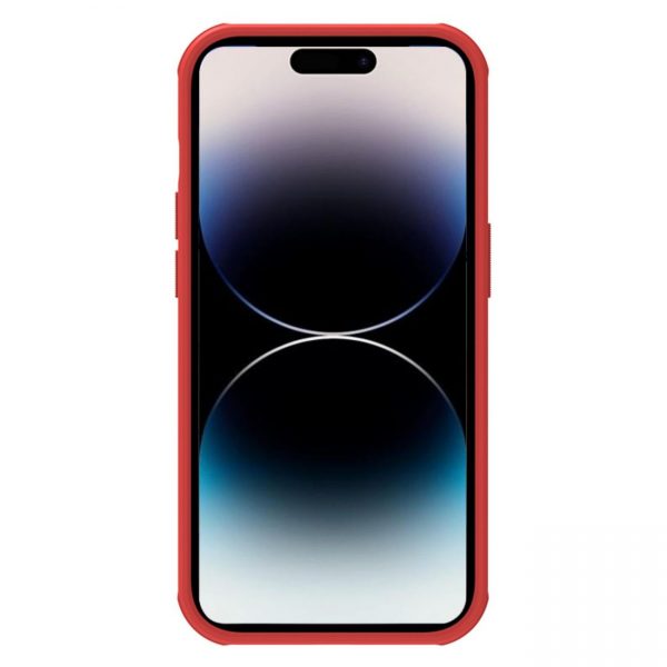 Nillkin Super Frosted Shield Pro case for iPhone 14 Pro Max, back cover, red