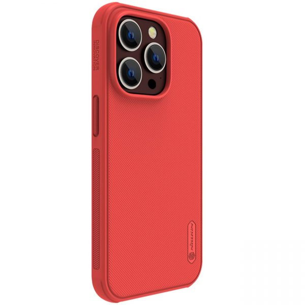 Nillkin Super Frosted Shield Pro case for iPhone 14 Pro Max, back cover, red