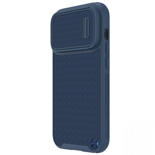 Nillkin Textured S Case iPhone 14 Pro Max armored cover with camera cover blue