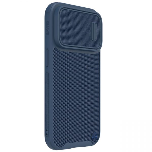 Nillkin Textured S Case iPhone 14 Pro Max armored cover with camera cover blue