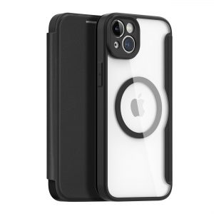 Dux Ducis Skin X Pro Case iPhone 14 Plus Magnetic MagSafe Flip Case Black