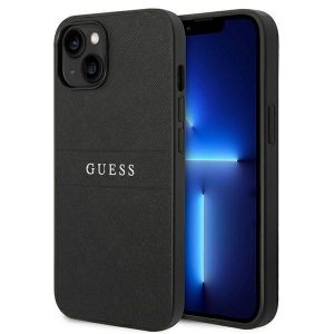 Guess iPhone 14 Plus 6,7″ czarny/black Saffiano Strap