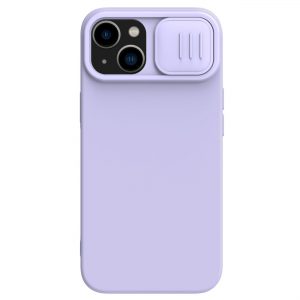 Nillkin CamShield Magnetic Silicone Case iPhone 14 Plus magnetic MagSafe cover with camera cover purple