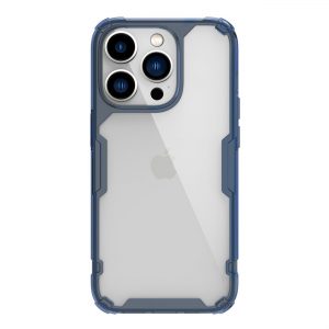 Nillkin Nature Pro case iPhone 14 Pro armored case cover blue