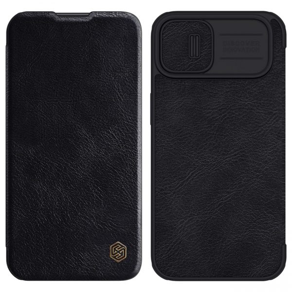 Nillkin Qin Pro Leather Case iPhone 14 Plus 6.7 2022 Black