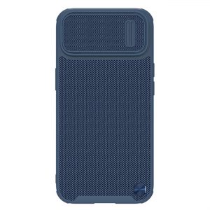 Nillkin Textured S Case iPhone 14 Plus armored case with camera cover blue