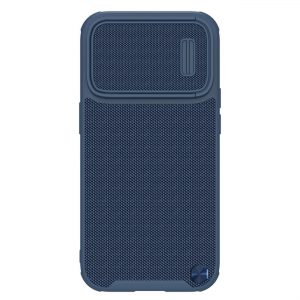 Nillkin Textured S Case iPhone 14 Pro armored case with camera cover blue