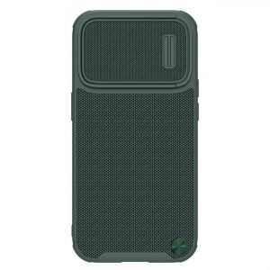 Nillkin Textured S Case iPhone 14 Pro armored case with camera cover green