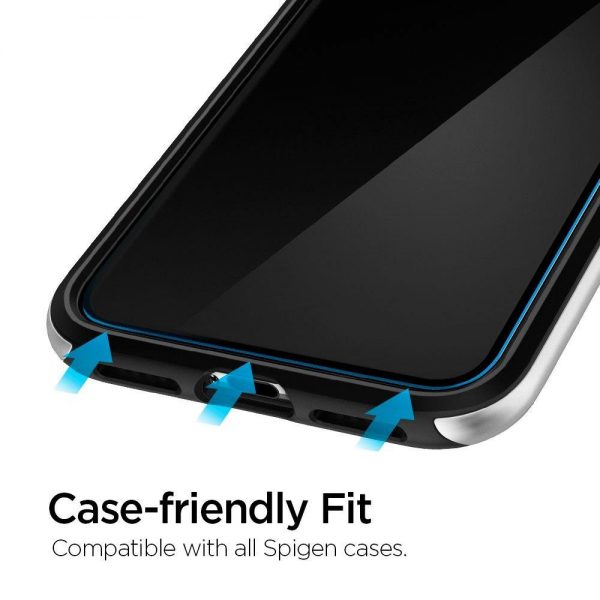 Spigen ALM Glas.tR Slim tempered glass for iPhone 11 / XR - 2 pcs.